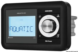 Osculati 29.548.79 Sintolettore Stagno Cp6 Compatto autoradio barca fm bluetooth usb mp3