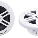 Osculati 29.743.03 Coppia Di Casse Stereo Doppio Cono Bianche 6,5" - 2X120w casse altoparlanti stereo impermeabili