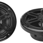 Osculati 29.743.06 Coppia Di Casse Stereo Doppio Cono Nere 8" - 2X180w casse altoparlanti stereo impermeabili