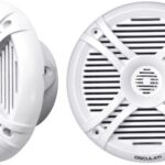 Osculati 29.747.03 Coppia Di Casse A Due Vie Con Led Rgb Progr. 6,25'' Bianche casse altoparlanti stereo impermeabili