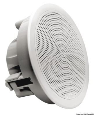 Osculati 29.845.01 Fm-F65rw Flush Mount Speaker 6.5” Rotondi Bianchi (Coppia) amplificatori fusion