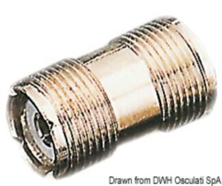 Osculati 29.903.50 Doppia Connessione Femmina basi ed accessori per antenne vhf e radar