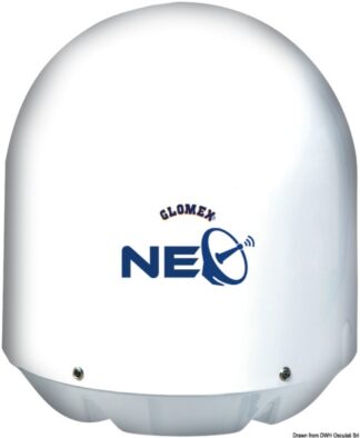 Osculati 29.923.92 Guscio Glomex Vuoto Per Saturn 4 antenne tv satellitari glomex