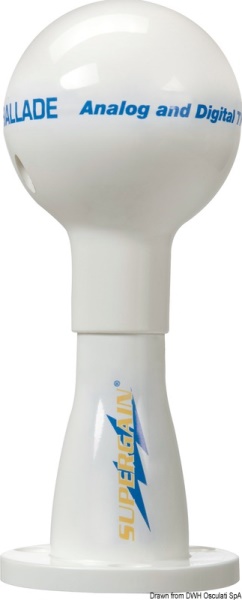 Osculati 29.924.03 Antenna Tv Digitale Glomex Ballade antenne tv digitali terrestri omni direzionali e direttive glomex