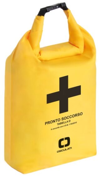 Osculati 32.916.51 Borsa Pronto Soccorso D.M.10/03/22 Tab. D cassette e kit di pronto soccorso braccialetti anti nausea