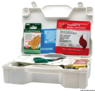 Osculati 32.916.03 Cassetta Pronto Soccorso Francia Oltre 60 Miglia cassette e kit di pronto soccorso braccialetti anti nausea