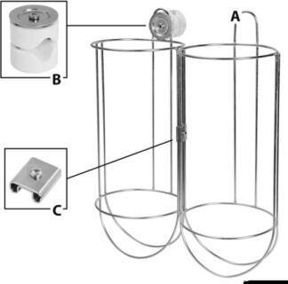 Osculati 33.208.04 Portaparabordi A Cestello 230 Mm accessori per parabordo
