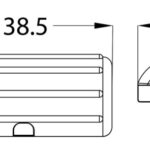 Osculati 33.519.71 Protezione Per Pontile Corner Blu parabordi in pvc per pontili
