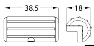 Osculati 33.519.71 Protezione Per Pontile Corner Blu parabordi in pvc per pontili