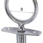 Osculati 34.160.10 Scalmo Ottone Cromat A Scatto 42 Mm boccole e scalmi