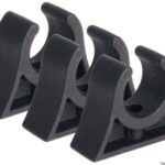 Osculati 34.358.19 Clip Nera Per Tubi 19/20 Mm ganci e clip porta remi ed usi vari