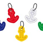 Osculati 35.821.00 Portachiavi Ancora Colori Misti (Confezione 10 Pz Assortiti) portachiavi e buste documenti