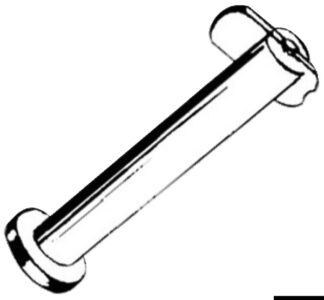 Osculati 37.107.06 Spinetta Inox Tedesca 10X45 componenti per il fissaggio spinette morsetti copriviti