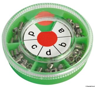 Osculati 37.300.10 Assortimento Grani Inox cassette viti assortite