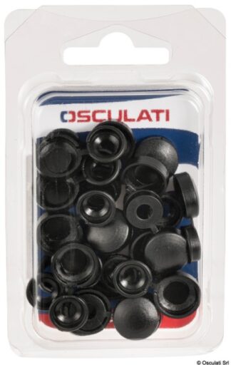 Osculati 37.343.02 Orli Sottovite Shure Caps Neri (Blister 20 Pz) shore cap