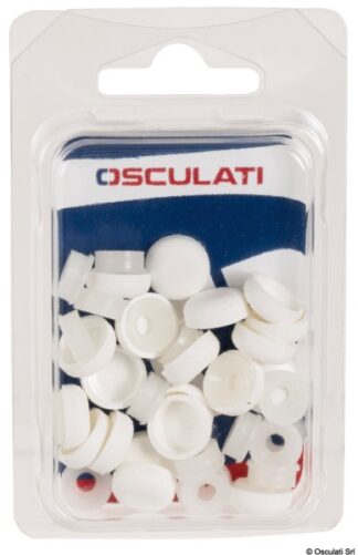 Osculati 37.344.01 Coprivite 3.5/4.2 Mm Bianco (Blister 20 Pz) snap cap