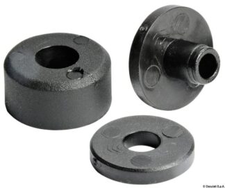 Osculati 37.350.01 Distanziale Fermavetro Bianco Conf. 100 Pz.  A+B+C componenti per il fissaggio spinette morsetti copriviti