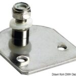 Osculati 38.013.20 Piastrina Piana Filetto 8 Mm Compact piastrine di fissaggio per molle a gas