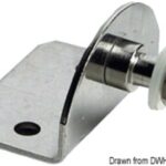 Osculati 38.013.23 Piastrina 90° Compact Filetto 8 Mm Esterno piastrine di fissaggio per molle a gas