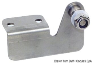 Osculati 38.013.17 Piastr.Squadra Sbalzo Perno Dx piastrine di fissaggio per molle a gas