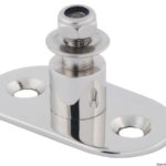 Osculati 38.013.28 Basetta Con Perno De-Lux piastrine di fissaggio per molle a gas