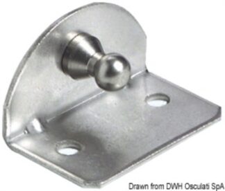 Osculati 38.013.26 Piastrina 90° Compact Sfera 10 Mm Interno piastrine di fissaggio per molle a gas