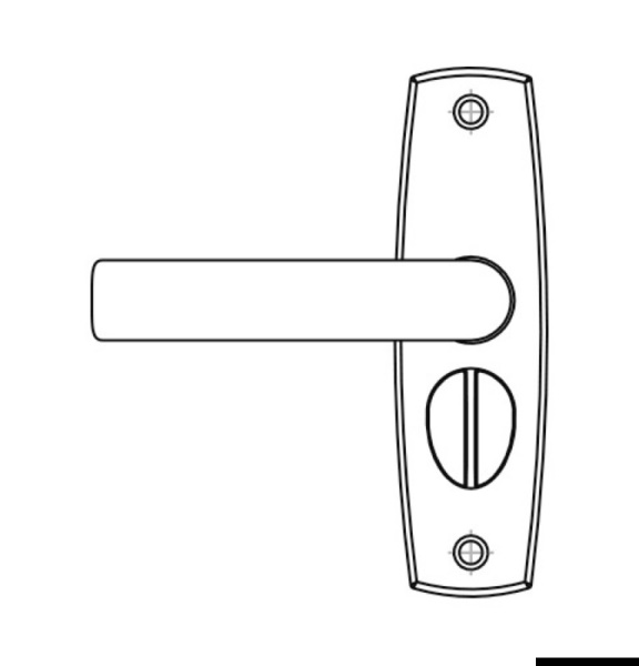 Osculati 38.130.21 Coppia Maniglie Contemporary Sx Per 38.130.02 serrature ad azionamento magnetico