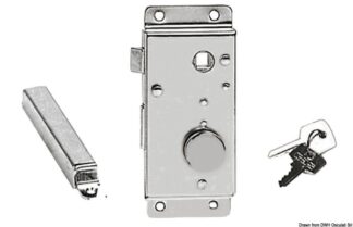 Osculati 38.132.20Se-35 Serratura Se Est.Ot.Cr.Mm 35 serrature per porte