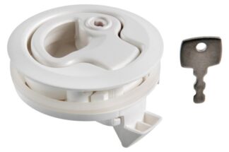 Osculati 38.147.20 Alzapagliolo Nylon Bianco chiusure a spinta