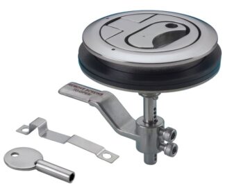 Osculati 38.152.21 Alzapagliolo Inox + Serratura chiusure a tavella lift and turn