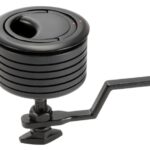 Osculati 38.161.71 Alzapagliolo Eclipse Mk2 75 Mm Nero chiusure a tavella lift and turn