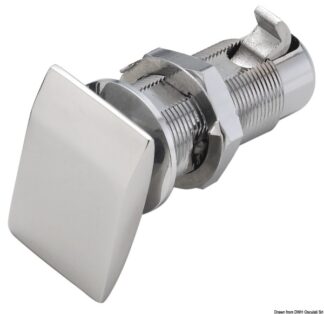 Osculati 38.179.51 Chiusura Flush Lock Rettangolare scrocchetti a pulsante