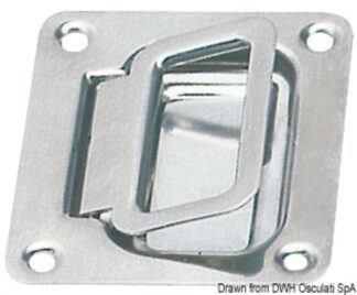 Osculati 38.218.21 Maniglia Inox 57X77 Mm alzapaglioli maniglie fermagavoni