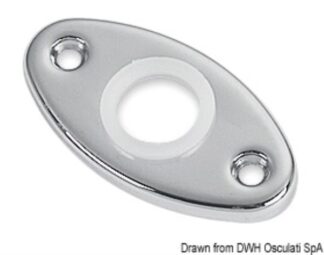 Osculati 38.348.10 Rosetta Ot.Cr. Ovale 28X53 maniglie per porte ad accessori