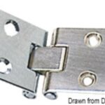Osculati 38.440.06 Cerniera A Filo Inox 84X30 Mm cerniere a ribalta spessore 2 mm