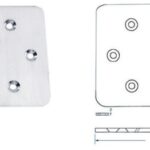Osculati 38.440.13 Maxi Cerniera 130X100 Mm cerniere spessore 4 mm