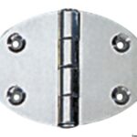 Osculati 38.450.02 Cerniera 48X67mm 2Mm Viti cerniere ovali