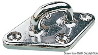 Osculati 39.169.40 Golfare Inox 4 Fori 79 Mm anelli e golfari