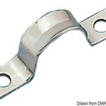 Osculati 39.319.01 Ponticello Inox Mm 43X11 anelli e golfari