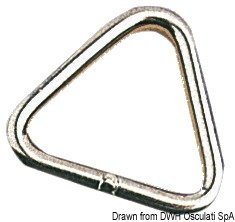 Osculati 39.599.99 Triangoli Inox 4X20 Mm anelli e golfari