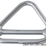 Osculati 39.601.01 Triangolo Barra Inox 5X45 Mm anelli e golfari