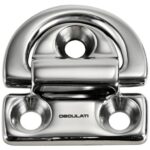 Osculati 39.870.01 Pad Eye 46X46 Mm Anello 6 Mm Carico Di Rottura 2200 Kg anelli e golfari