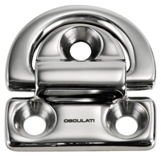 Osculati 39.870.03 Pad Eye 75X77 Mm Anello 10 Mm Carico Di Rottura 7000 Kg anelli e golfari