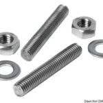 Osculati 40.142.06 Kit Prigionieri Inox 6 X 60 Mm bitte in acciaio inox aisi 316