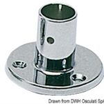Osculati 41.012.01 Supporto Pulpito Diritto 25 Mm basi e raccordi pulpito in ottone cromato