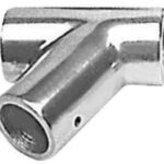 Osculati 41.030.00 Raccordo Lega Leggera T 60° 30 Mm basi e raccordi pulpito in alluminio