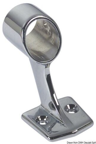 Osculati 41.041.00 Supporto Corrimano Centrale 22 Mm basi e raccordi pulpito in ottone cromato