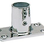 Osculati 41.113.22 Base Inox Diritta Quadra 22 Mm basi e raccordi pulpito in acciaio inox