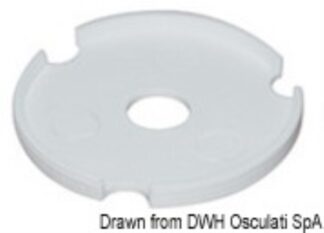 Osculati 41.133.00 Sottobase Tonda 4,8 X 48,2 Mm basi e raccordi pulpito in acciaio inox