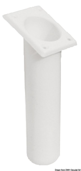 Osculati 41.164.04 Portacanne Polipr. Quadrato Uv Stab. Bianco 240 Mm portacanne e accessori